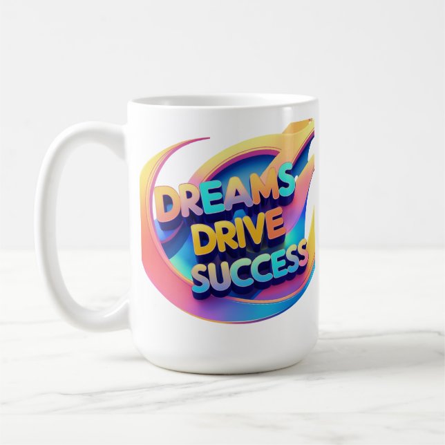 Traumtrieb Erfolg Kaffeetasse (Links)