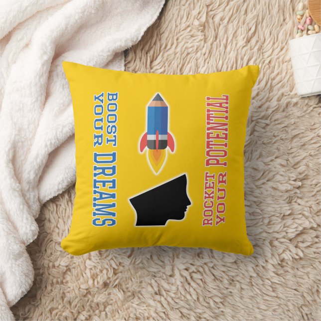 Traumverstärker und potenzielle Rakete Kissen (Decke)