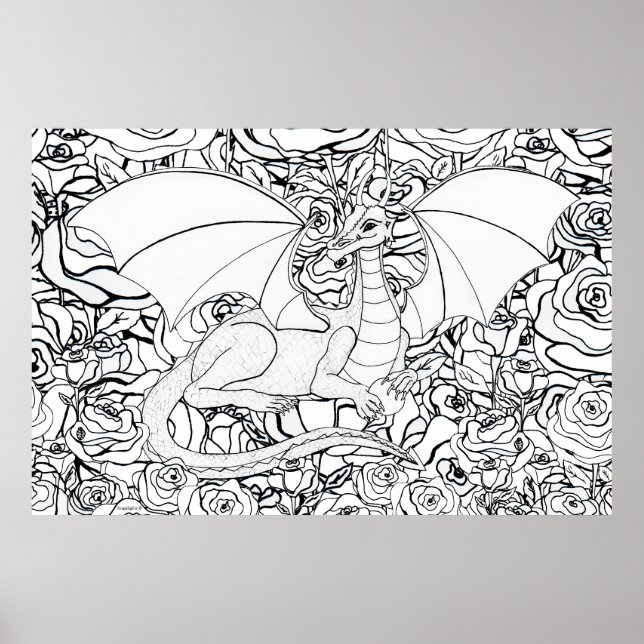 Traumweber-Drache Poster (Vorne)