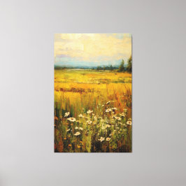 Traumwiese Wildblumen Ölmalerei auf Leinwand