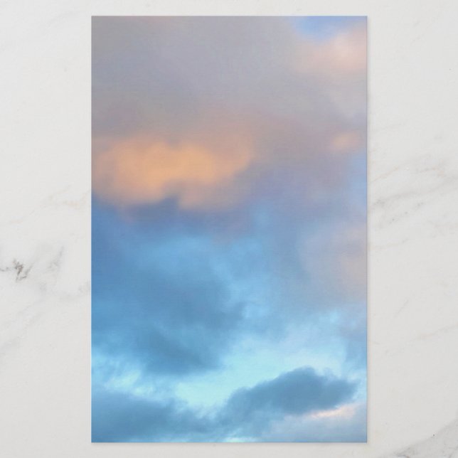 Traumwolken Briefpapier (Vorderseite)