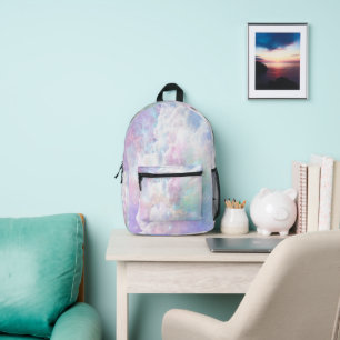 Traumwolken und Sterne Bedruckter Rucksack