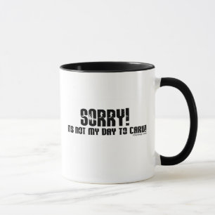Traurig, ist es nicht mein Tag, zum sich der Tasse