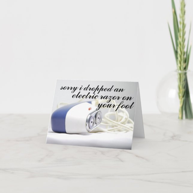 traurig karte (Vorderseite)