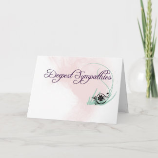 Traurig, mag ich Sie nicht Karte