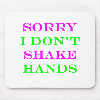 Traurig rüttele ich nicht Hände 2 Mousepad