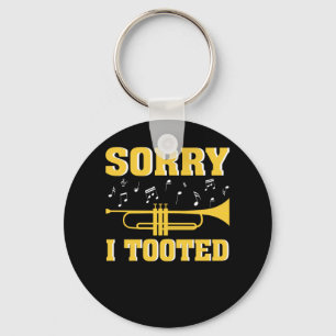 Traurig Tooted ich Trompeters-Geschenk Schlüsselanhänger