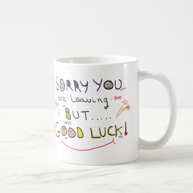 Traurig verlassen Sie Arbeit Kaffeetasse (Rechts)