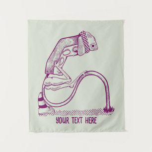 traurige Ampel Wandteppich