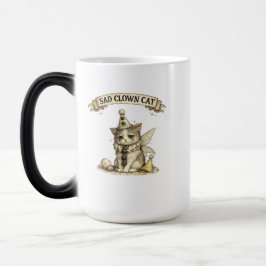 TRAURIGE CLOWN KATZE VERWANDLUNGSTASSE