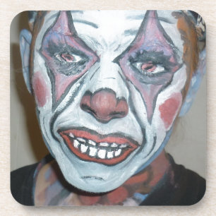 Traurige Clowns-beängstigende Untersetzer