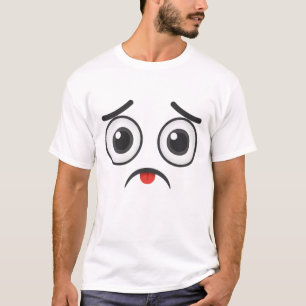 Traurige Gesichter Emoji Emoticon Niedlich weinen T-Shirt