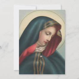 Traurige Jungfrau Mary Religious Katholic Einladung