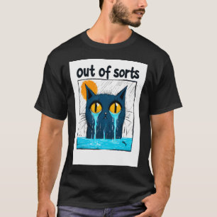 Traurige Katze "Unpässlich" T-Shirt