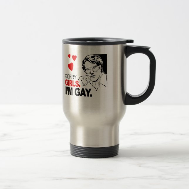 Traurige Mädchen bin ich homosexuell Reisebecher (Rechts)