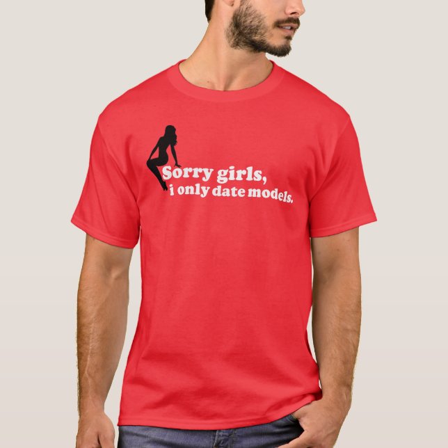 Traurige Mädchen, datiere ich nur Modelle T-Shirt (Vorderseite)