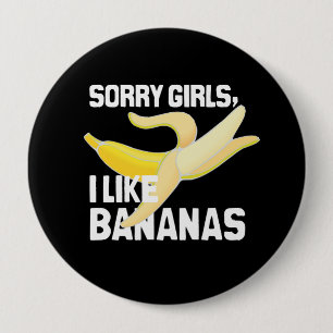 TRAURIGE MÄDCHEN MAG ICH BANANEN - WEISS - .PNG BUTTON