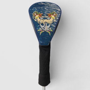 Traurige Meerjungfrauen vor Anker Golf Headcover