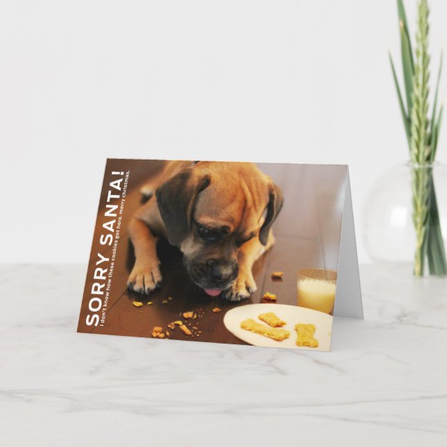 Traurige Sankt Feiertagskarte (Vorderseite)