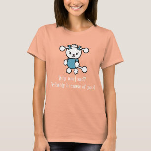 Traurige sarkastische T-Shirt