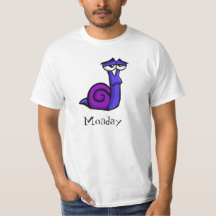 Traurige Schnecke Montages T-Shirt