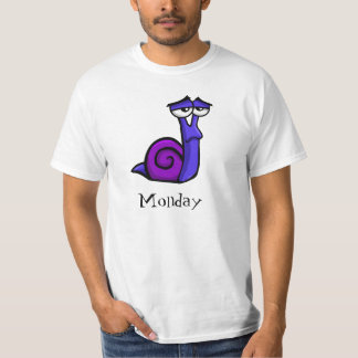 Traurige Schnecke Montages T-Shirt