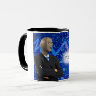 Traurige Stonks Meme Tasse