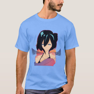 Traurige Waifu Anime Mädchen Kawaii Otaku Anime Wa T-Shirt