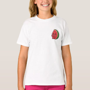 Traurige weinende Wassermelonen-Charakter-Illustra T-Shirt