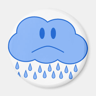Traurige Wolke Magnet