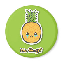 Trauriger Ananas, der keine Schläger bekommt