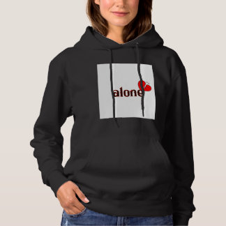 Trauriger Ästhetik-Hoodie – Allein, aber stark Hoodie