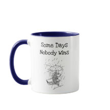 Trauriger Cartoon Fish Bad Day Beileid