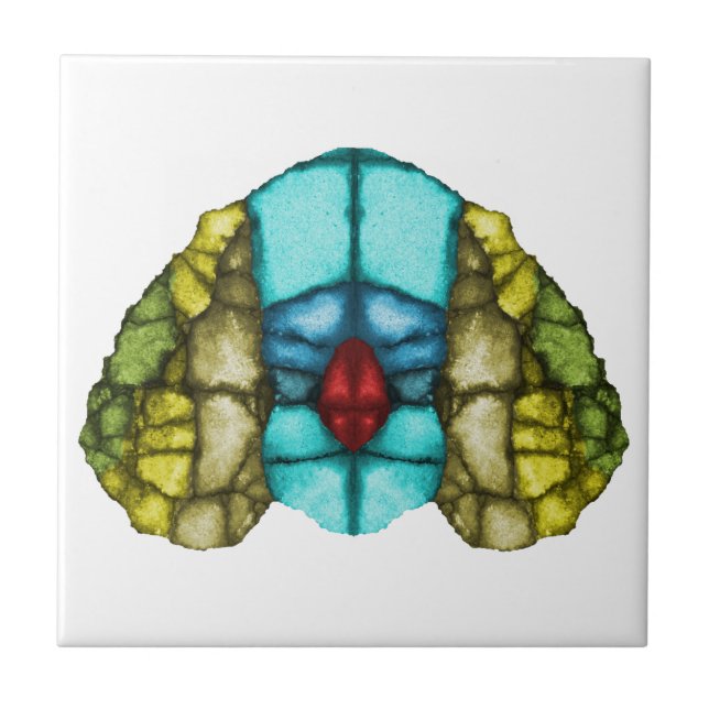 trauriger Clown Fliese (Vorderseite)