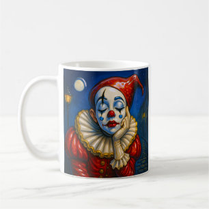 Trauriger Clown Kaffeetasse