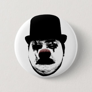 Trauriger Clown-Knopf Button