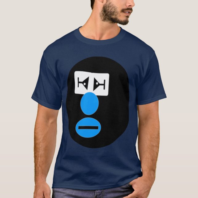 Trauriger Clown  T-Shirt (Vorderseite)