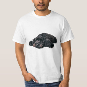 Trauriger Cockerspanielpudelmischungs-Welpen-T - T-Shirt