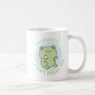 Trauriger Frosch Abschied Ich Werde Dich Nicht Ver Kaffeetasse
