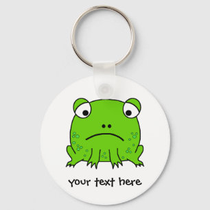 Trauriger Frosch Schlüsselanhänger