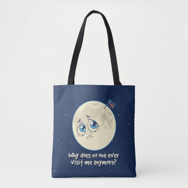 Trauriger Mond Tasche (Vorderseite)