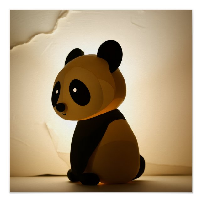 Trauriger Panda Poster (Vorderseite)