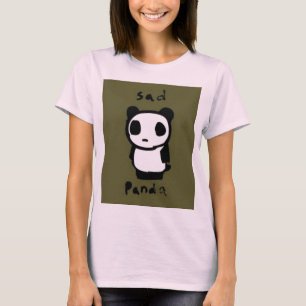 Trauriger Panda T-Shirt