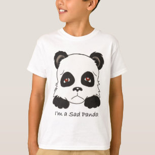 Trauriger Panda T-Shirt