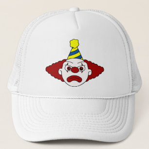 Trauriger Party Clown Hut Truckerkappe