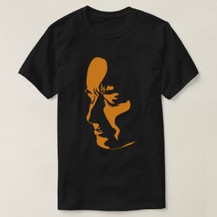 trauriges Gesicht, hübsche Dame traurig, schwarz, T-Shirt