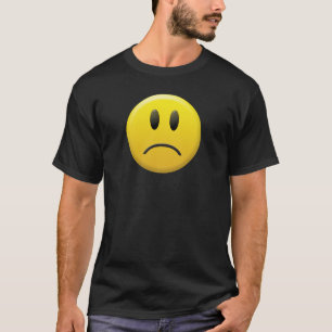 Trauriges Gesicht T-Shirt