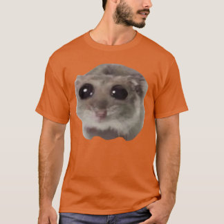 Trauriges Hamster-Meme-Familie lustige Freunde T-Shirt