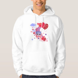 Trauriges kleines Monster süße Schokoladenliebe Hoodie