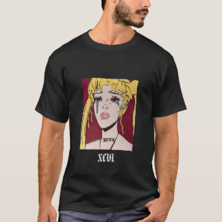 Trauriges Mädchen-T-Shirt T-Shirt